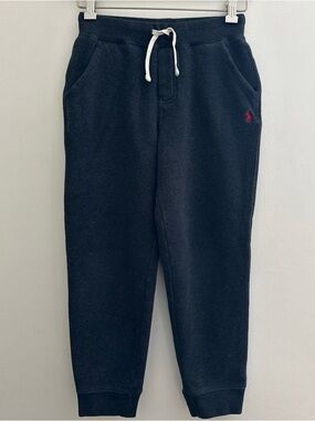 Polo Ralph Lauren Pants Boys Size M  (10-12) Gray Sweatpants Joggers Cuffed